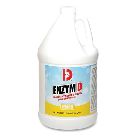 Big D Enzym D Digester Liquid Deodorant, Lemon, 1 gal, PK4 150000